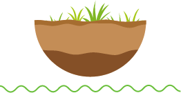 Loamy soil