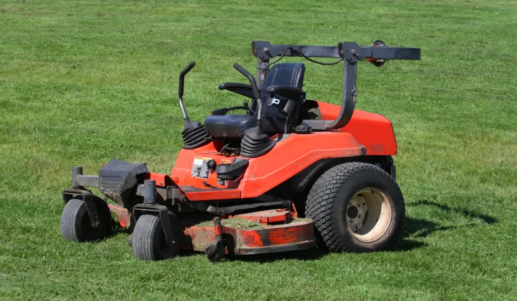 image of riding lawn mower